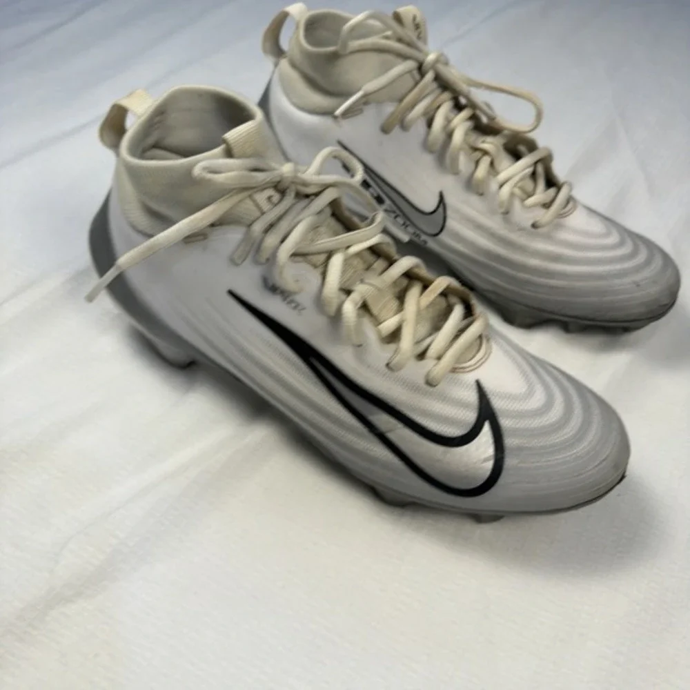 Nike Vapor Speed 3‎ Men's Football Cleats White Gray Size 8.5 FB3303-100